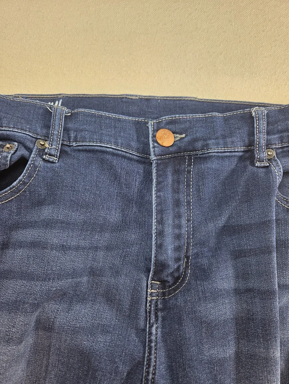 Mugsy Kinzies Jeans 35x32 Dark Wash Stretch Denim - Picture 5 of 9